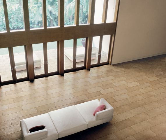 Terracotta tiles roomsetting