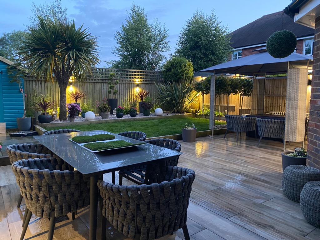 Naturae wood effect-forest patio