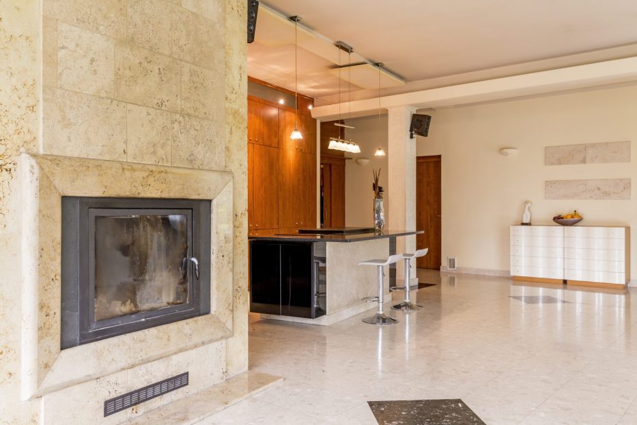 Travertine tiles
