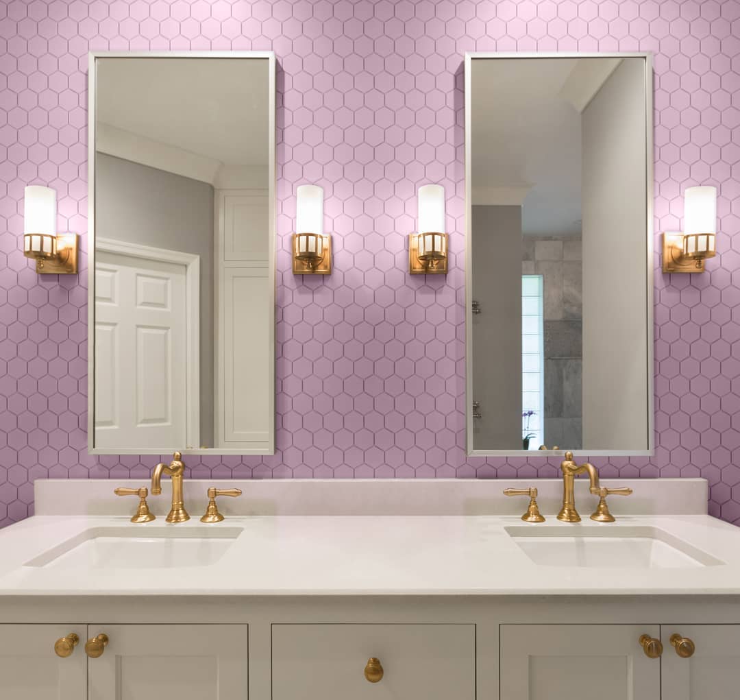 Purple Bathroom