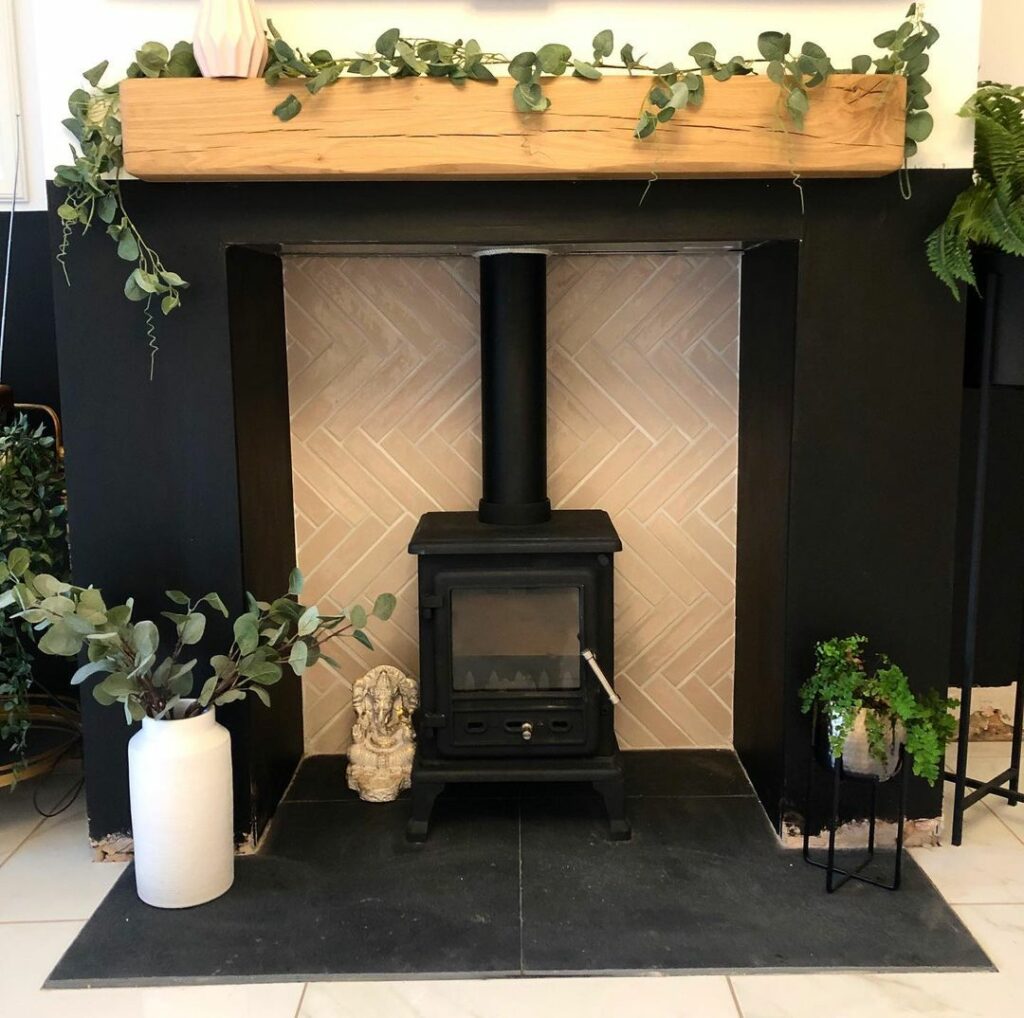 Log burner tile ideas 13 creative ways to surround a stove Atlas